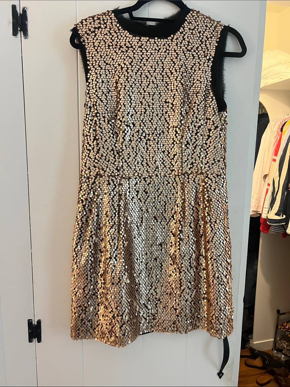 Nanette lepore gold sequins Party Dress